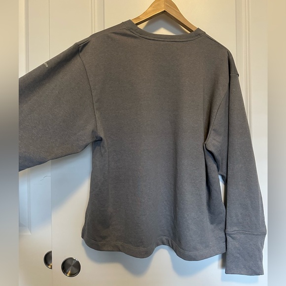 Columbia / Oversized Grey Sweatshirt with Logo - Picture 5 of 7